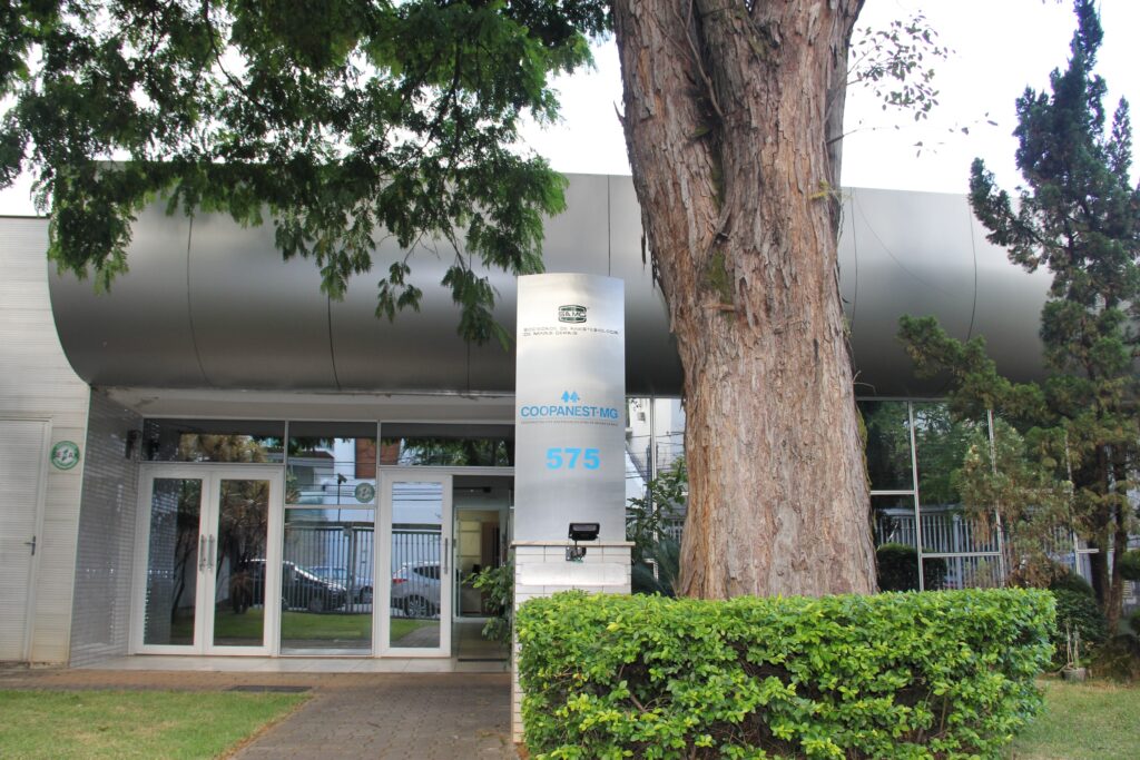 Fachada da Cooperativa dos Anestesiologistas de Minas Gerais - Coopanest-MG
